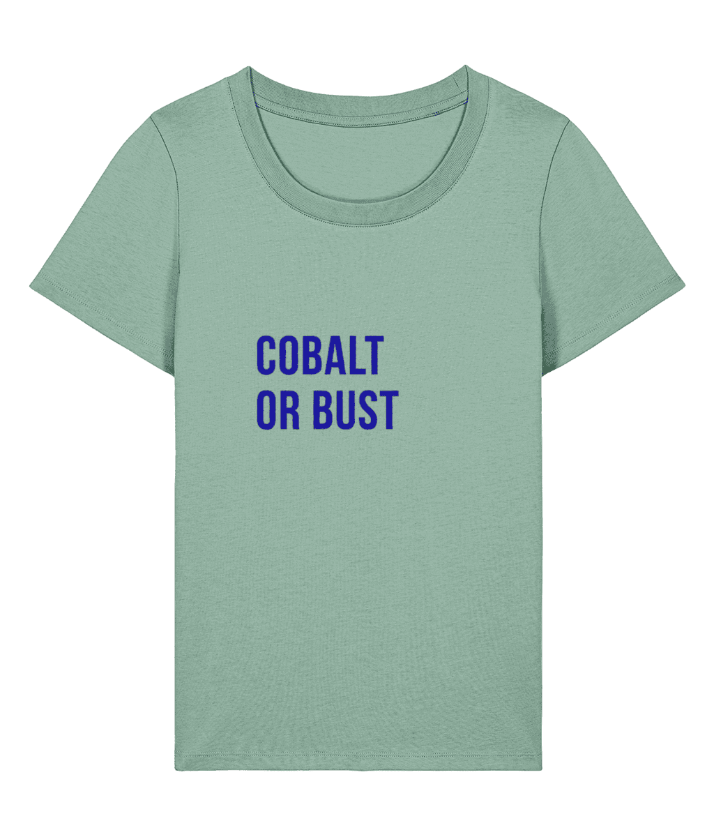 Cobalt or Bust- Sea Glass Hunting T-Shirt